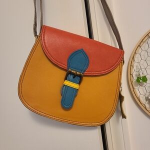 Soruka recycled leather crossbody bag